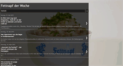 Desktop Screenshot of fetttabelle.com