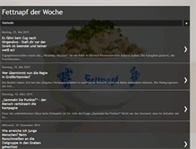 Tablet Screenshot of fetttabelle.com